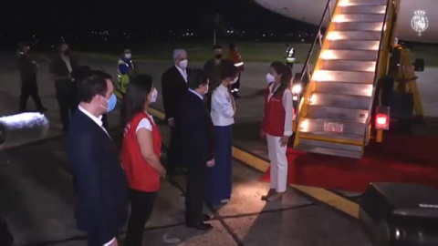 La reina Letizia ya está en Paraguay La reina Letizia ya está en Paraguay