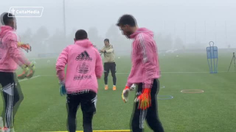 Segundo entrenamiento del Celta de Carlos Carvalhal Segundo entrenamiento del Celta de Carlos Carvalhal