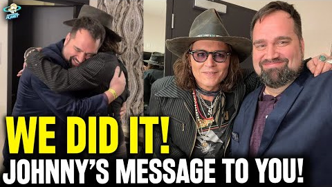 WORLD EXCLUSIVE INTERVIEW! Johnny Depp Video Message To YOU!!