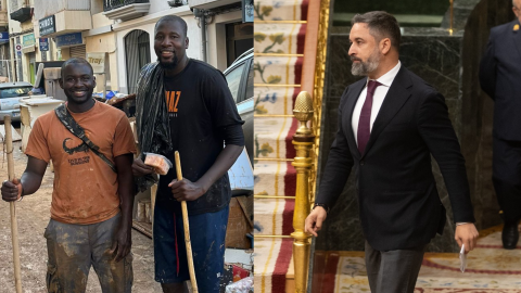 Abascal y migrantes DANA