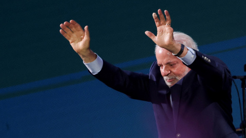 El presidente de Brasil, Luiz Inácio Lula da Silva, durante el festival de la Alianza Global contra el Hambre y la Pobreza antes de la cumbre del G20, en Río de Janeiro, Brasil. El presidente de Brasil, Luiz Inácio Lula da Silva, durante el festival de la Alianza Global contra el Hambre y la Pobreza antes de la cumbre del G20, en Río de Janeiro, Brasil.