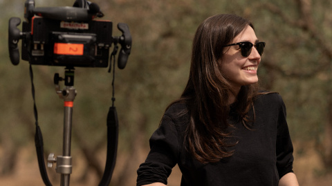 La cineasta Sandra Romero, en el rodaje de la película. La cineasta Sandra Romero, en el rodaje de la película.