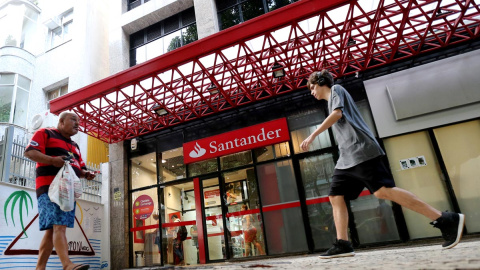 Una oficina del Banco Santander en Rio de Janeiro. REUTERS/Sergio Moraes