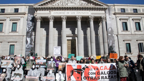 Manifestación de la Plataforma NAC en el Congreso. NAC