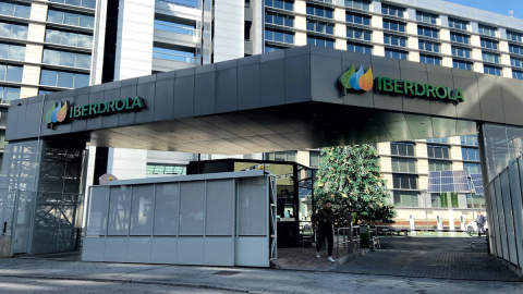 Edificio de la sede de Iberdrola en Madrid. E.P./Eduardo Parra