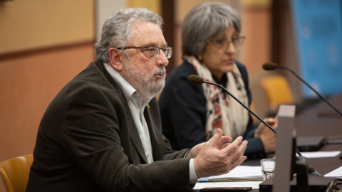 El Secretario de Salut, Joan Guix, durante la rueda de prensa. / EP