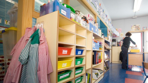 Un aula en un colegio de Andalucía. Europa Press