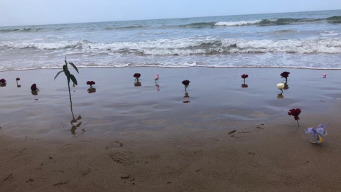 28 migrantes viajaban hacia Canarias cuando su barco se hundió. / Alarm Phone