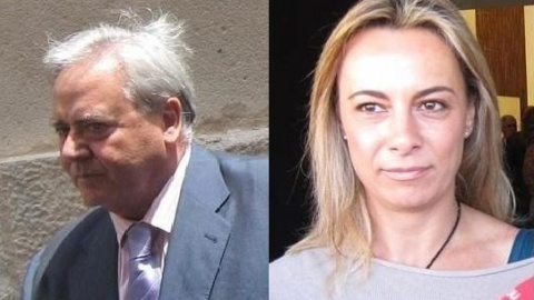 Los exalcaldes del PP Sonia Castedo y Luis Díaz Alperi. EP