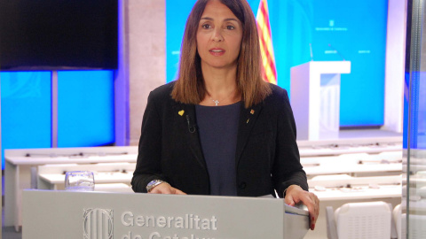 La consellera de Presidència i portaveu de la Generalitat, Meritxell Budó. Rubén Moreno/Generalitat de Catalunya