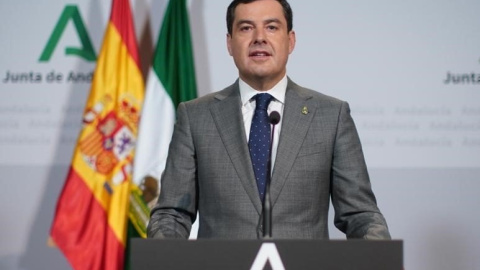 El presidente de la Junta de Andalucía, Juanma Moreno. Europa Press