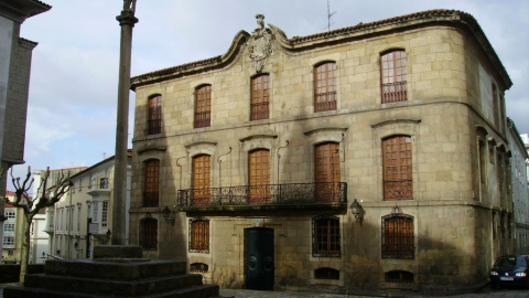 El palacio de Cornide, en el casco antiguo de A Coruña.