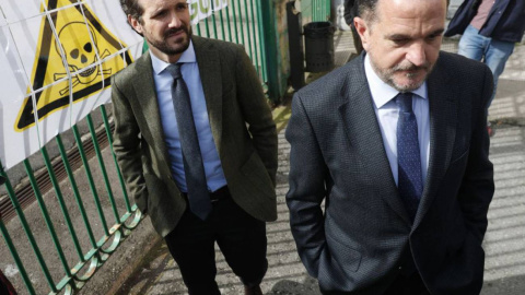 Casado e Iturgaiz en Ermua