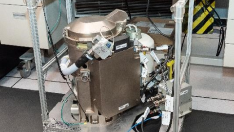 El UWMS, un váter de 23 millones de dólares. NASA.