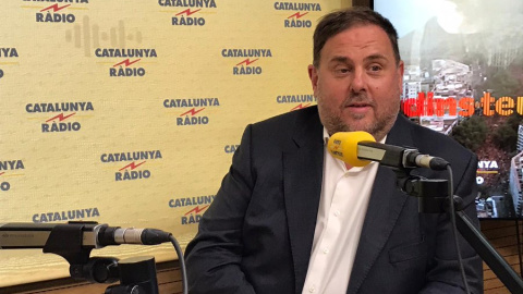 Oriol Junqueras a l'entrevista de Catalunya Ràdio. CCMA