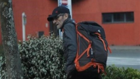 Última foto tomada de Josu Ternera antes de su detención.