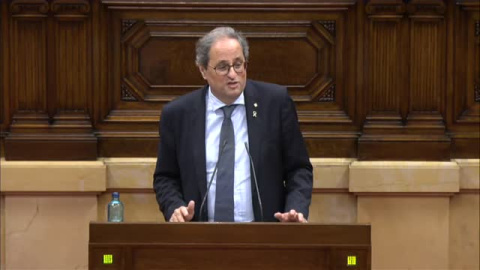 Torra, sobre Juan Carlos I: "El Parlament es la única institución que se está preguntando qué ha pasado"