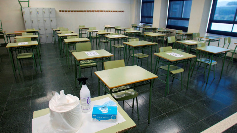 CCOO lleva a los tribunales las normas para la vuelta al colegio en Madrid. EFE/Salvador Sas/Archivo