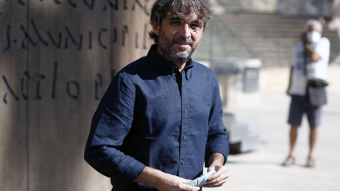 El periodista Jordi Évole presenta en el Festival de Málaga su nuevo documental "Eso que tú me das" del cantante Pau Donés antes de su fallecimiento. Álex Zea / Europa Press