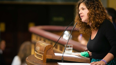 La diputada de Podemos Sofía Fernández Castañón. EUROPA PRESS