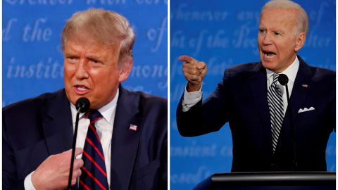 Donald Trump y Joe Biden. REUTERS/Brian Snyder.