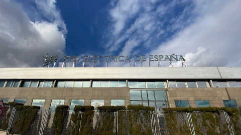 Edificio de la sede de Red Electrica de España, en Madrid.