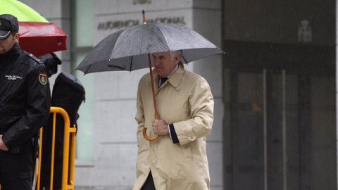 El extesorero del PP Luis Bárcenas entrando a la Audiencia Nacional en una imagen de archivo.