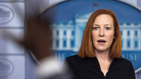 La portavoz de la Casa Blanca, Jen Psaki.