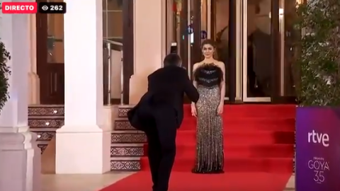 Momento de la retransmisión en la que se escuchan los comentarios machistas.