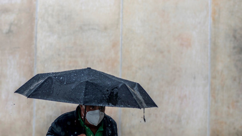 Lluvia paraguas