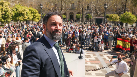 Santiago Abascal, este miércoles en Sevilla