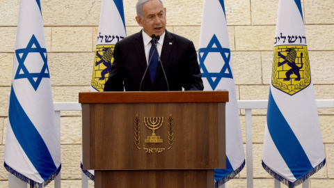 El primer ministro israelí en funciones, Benjamín Netanyahu