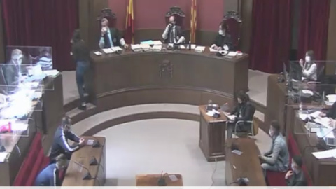 Imagen del juicio contra la manada de Sabadell