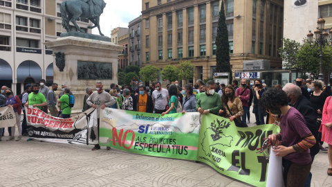 Una imatge de la manifestació a Reus.