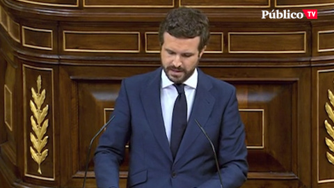 Pablo Casado pronuncia un discurso más propio de la ultraderecha