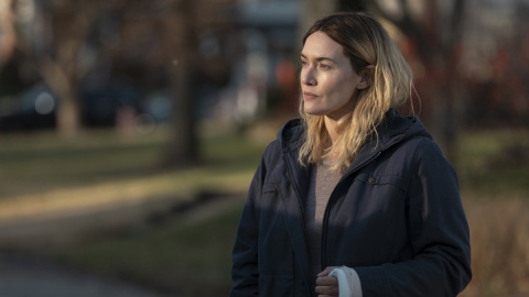 La actriz Kate Winslet en un fotograma de la serie de HBO 'Mare of easttown".