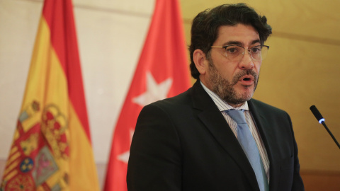El consejero en funciones de Vivienda y Administración Local en la Comunidad de Madrid, David Pérez