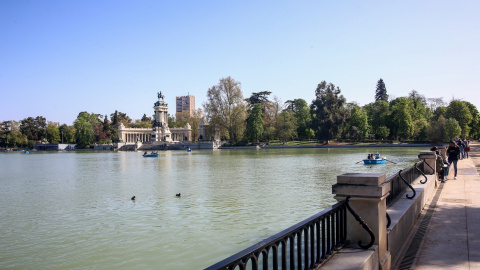 El Parque de El Retiro, en Madrid (España), a 31 de marzo de 2021.