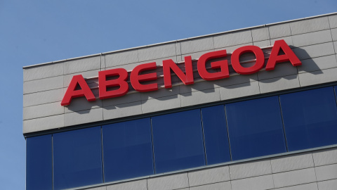Edificio de la sede de la empresa andaluza Abengoa en Madrid. E.P./Eduardo Parra