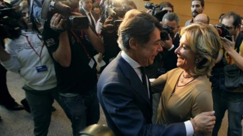 Ignacio González y Esperanza Aguirre. Foto de archivo.