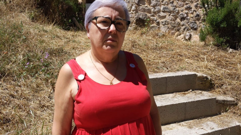 Nieves García, nieta de Dióscoro Galindo, en la actualidad.-