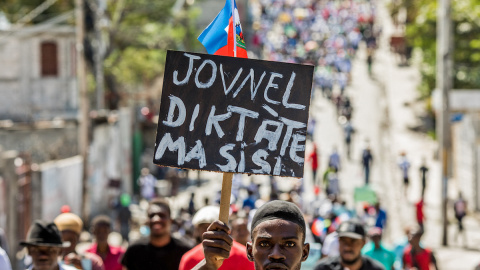 Manifestación contra Jovenel Moise