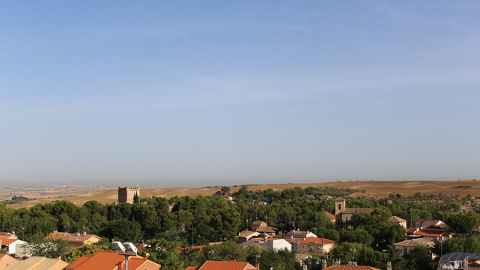 Panorámica de Batres (Madrid), el pueblo que no quiere pagar la luz hasta que los precios bajen.