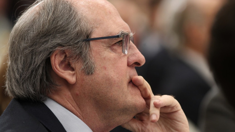 El ex ministro y ex portavoz socialista en la Asamblea de Madrid, Ángel Gabilondo, durante un desayuno informativo, en enero de 2020. E.P./Eduardo Parra