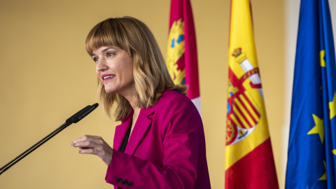 27/09/2021 La ministra de Educación, Pilar Alegría, en un viaje institucional