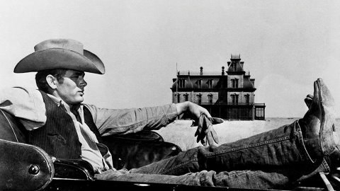 Una imagen de James Dean en 'Gigante'.