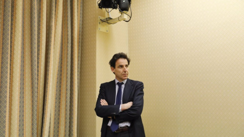 Foto de archivo. Javier Lopez Madrid comparece en la comisión sobre la presunta financiación ilegal del PP.