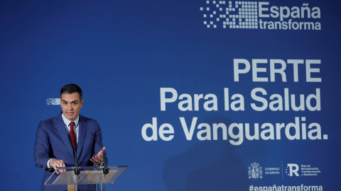 15/11/2021 El presidente del Gobierno, Pedro Sánchez interviene en la presentación de los Proyectos Estratégicos para la Recuperación y Transformación Económica (PERTE)