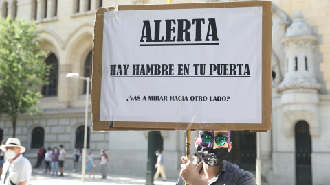 Manifestación colas del hambre