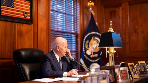 El presidente estadounidense Joe Biden, en una imagen del jueves 30 de diciembre.
